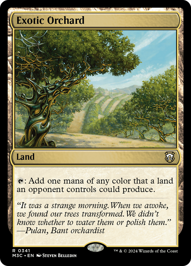 Exotic Orchard (Ripple Foil) [Modern Horizons 3 Commander] | Gaming Infinity