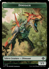 Gnome // Dinosaur (0010) Double-Sided Token [The Lost Caverns of Ixalan Tokens] | Gaming Infinity