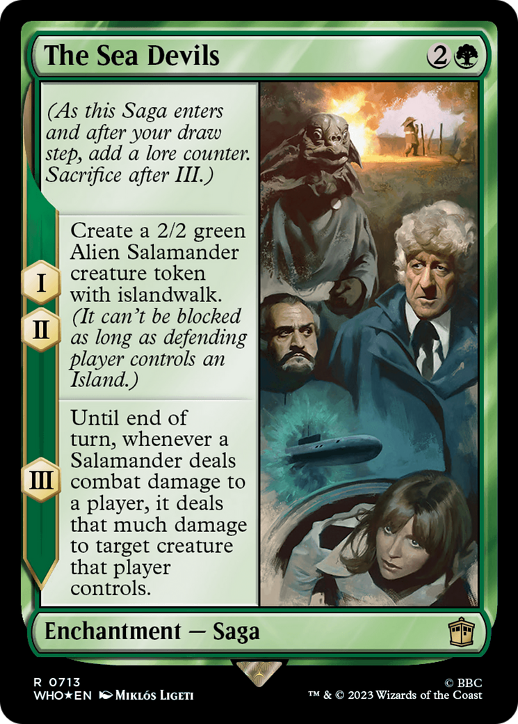 The Sea Devils (Surge Foil) [Doctor Who] | Gaming Infinity