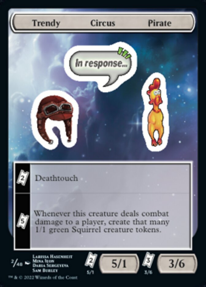 Trendy Circus Pirate [Unfinity Stickers] | Gaming Infinity