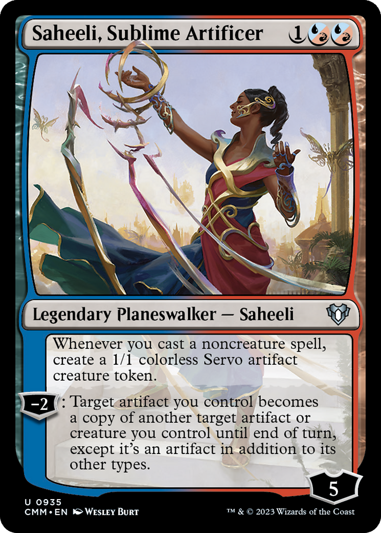 Saheeli, Sublime Artificer [Commander Masters] | Gaming Infinity