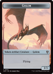 Construct // Golem (0013) Double-Sided Token [Aetherdrift Tokens] | Gaming Infinity