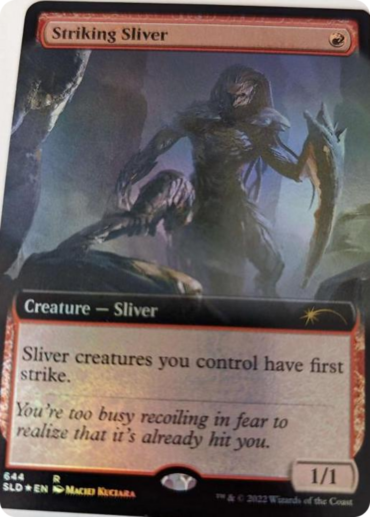 Striking Sliver (Extended Art) [Secret Lair Drop Series] | Gaming Infinity