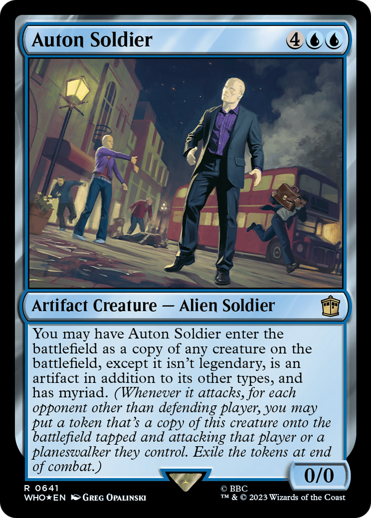 Auton Soldier (Surge Foil) [Doctor Who] | Gaming Infinity