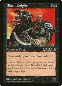 Black Knight (Oversized) [Oversize Cards] | Gaming Infinity