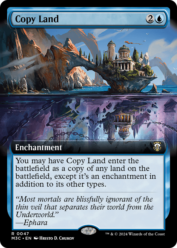 Copy Land (Extended Art) [Modern Horizons 3 Commander] | Gaming Infinity