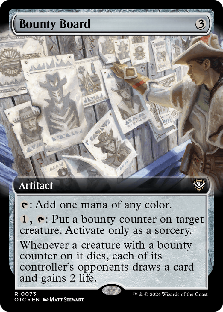 Bounty Board (Extended Art) [Outlaws of Thunder Junction Commander] | Gaming Infinity