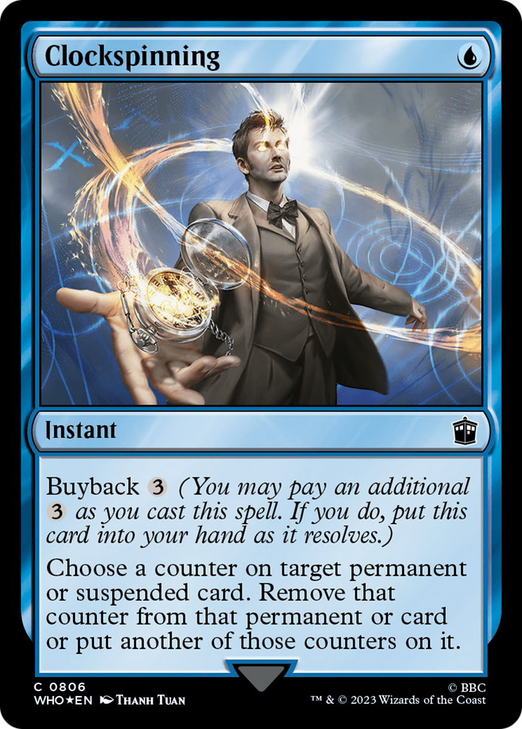 Clockspinning (Surge Foil) [Doctor Who] | Gaming Infinity