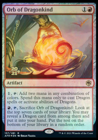 Orb of Dragonkind [Dungeons & Dragons: Adventures in the Forgotten Realms Prerelease Promos] | Gaming Infinity