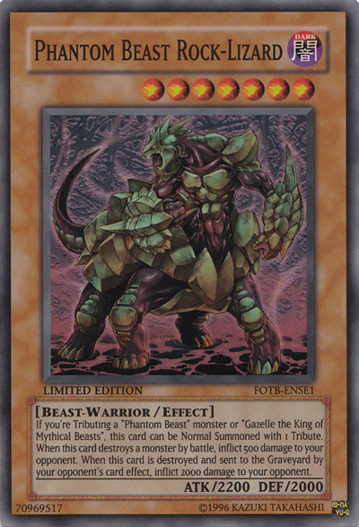 Phantom Beast Rock-Lizard [FOTB-ENSE1] Super Rare | Gaming Infinity