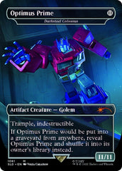 Darksteel Colossus - Optimus Prime (Borderless) [Secret Lair Drop Series] | Gaming Infinity