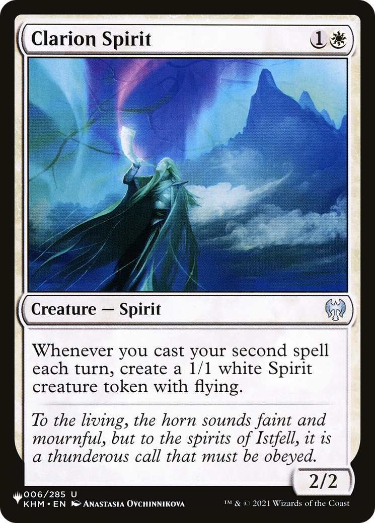 Clarion Spirit [The List] | Gaming Infinity