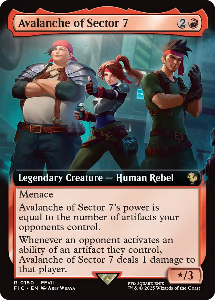 Avalanche of Sector 7 (Extended Art) [FINAL FANTASY Commander] | Gaming Infinity