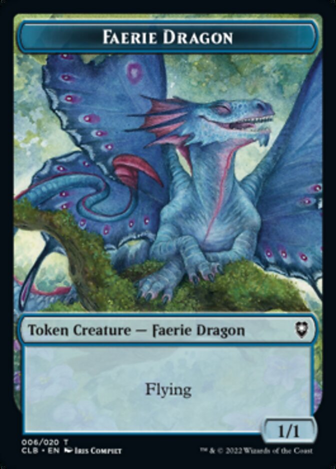 Faerie Dragon Token [Commander Legends: Battle for Baldur's Gate Tokens] | Gaming Infinity