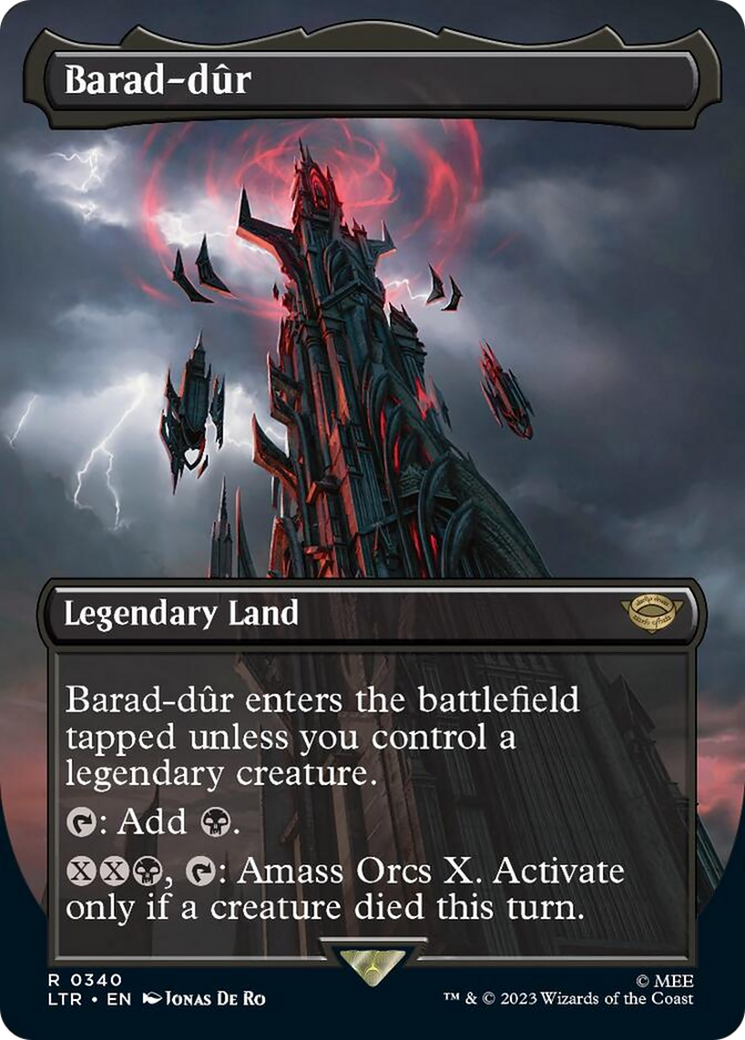 Barad-dur (Borderless Alternate Art) (340) [The Lord of the Rings: Tales of Middle-Earth] | Gaming Infinity