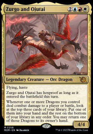 Zurgo and Ojutai (Promo Pack) [March of the Machine Promos] | Gaming Infinity