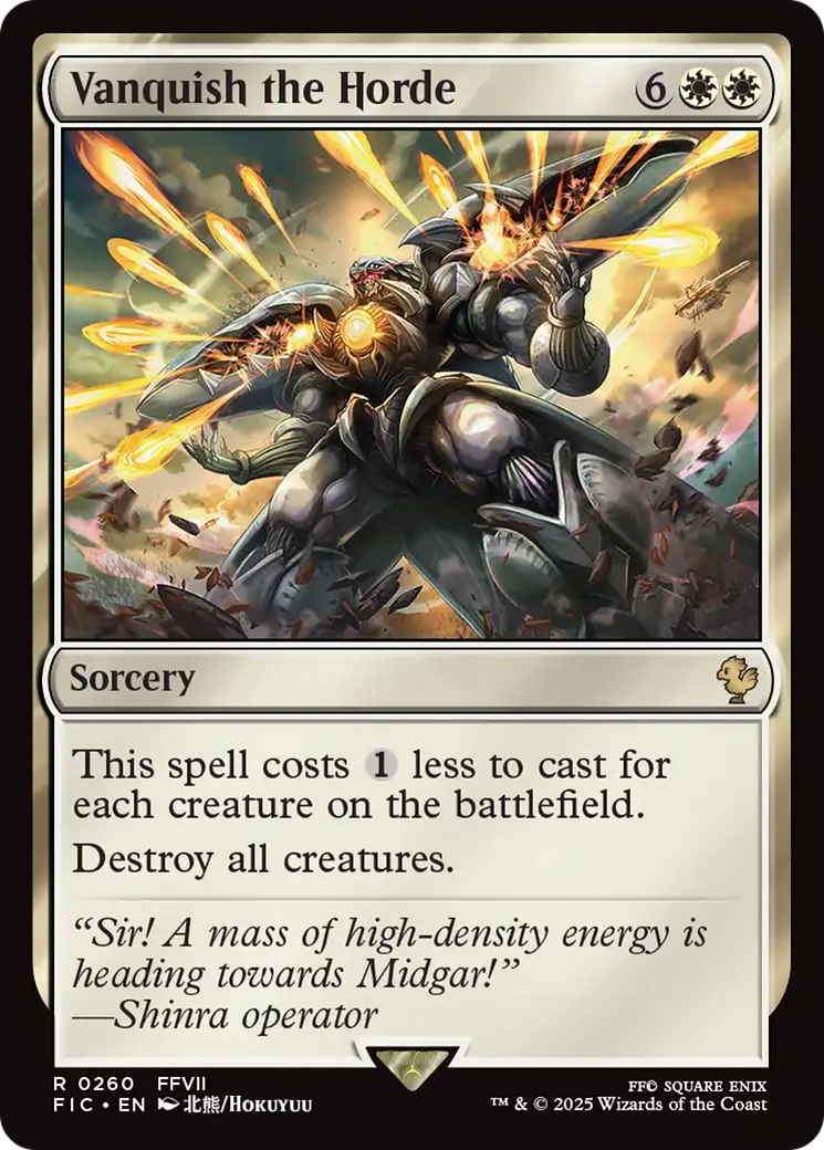 Vanquish the Horde [FINAL FANTASY Commander] | Gaming Infinity