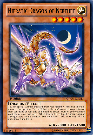 Hieratic Dragon of Nebthet [GAOV-EN021] Common | Gaming Infinity