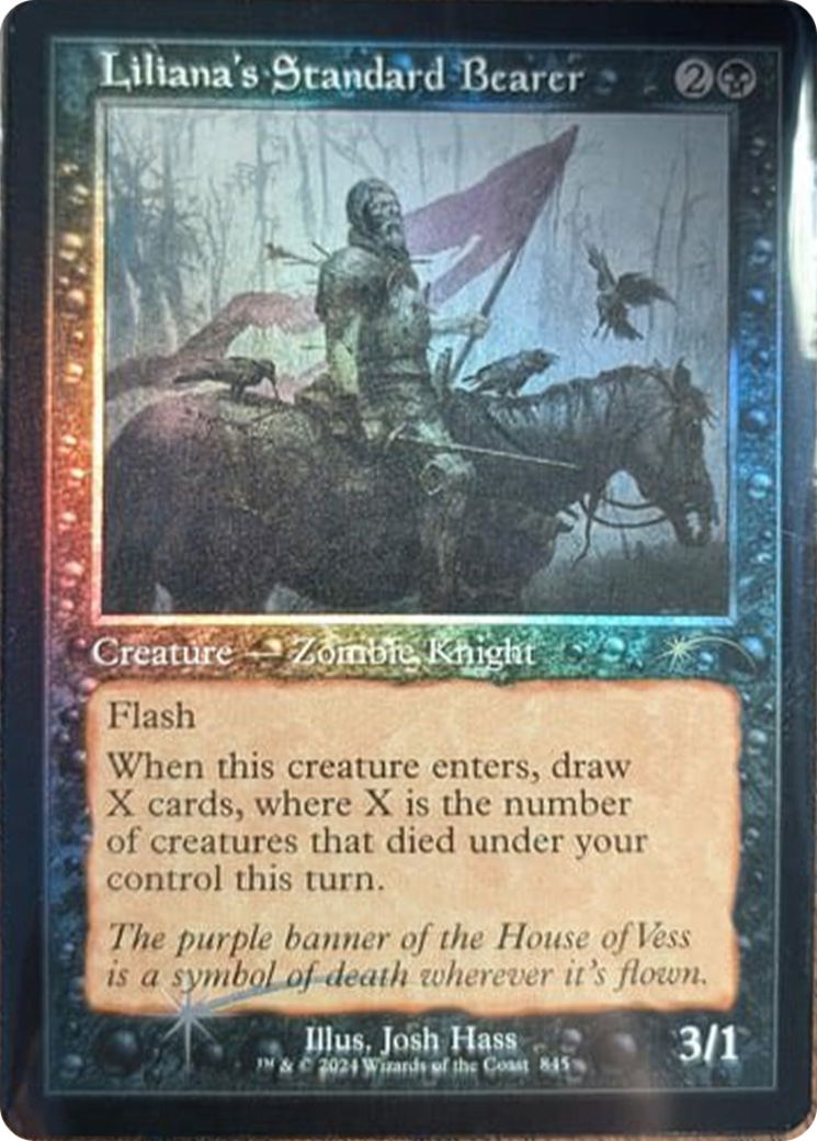 Liliana's Standard Bearer (Retro Frame) [Secret Lair Drop Series] | Gaming Infinity