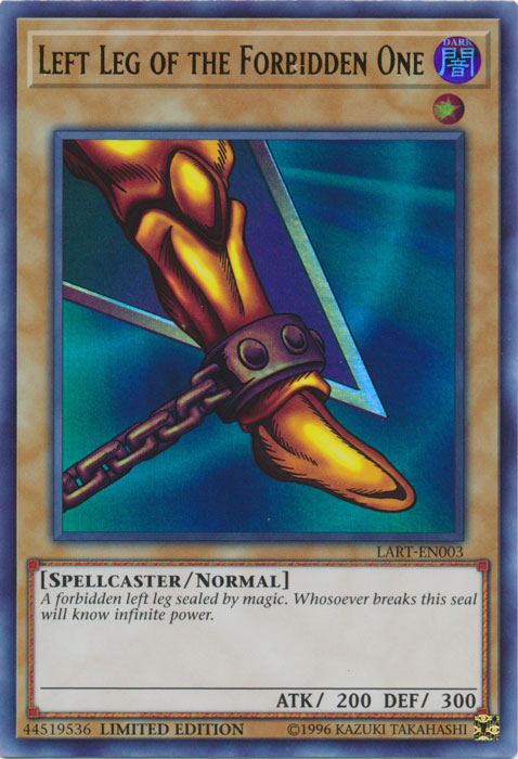 Left Leg of the Forbidden One [LART-EN003] Ultra Rare | Gaming Infinity