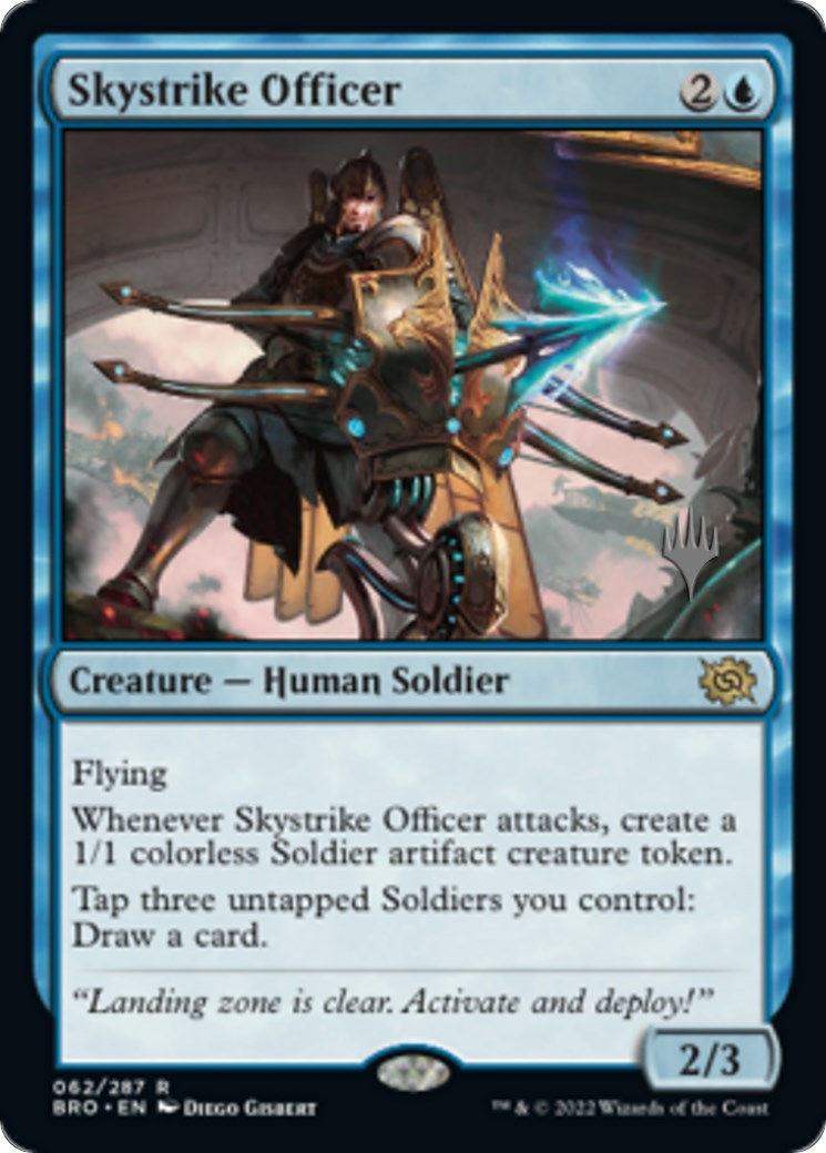 Skystrike Officer (Promo Pack) [The Brothers' War Promos] | Gaming Infinity