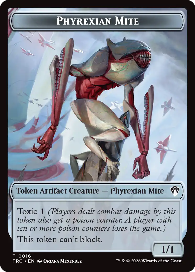 Kobolds of Kher Keep // Phyrexian Mite Double-Sided Token [Reality Fracture Commander Tokens] | Gaming Infinity