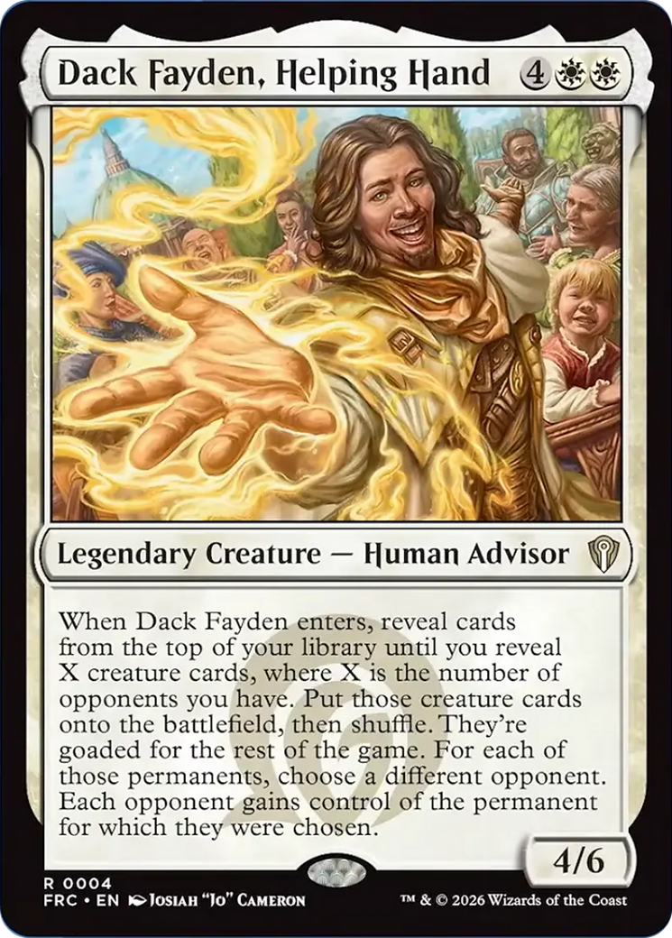 Dack Fayden, Helping Hand [Reality Fracture Commander] | Gaming Infinity