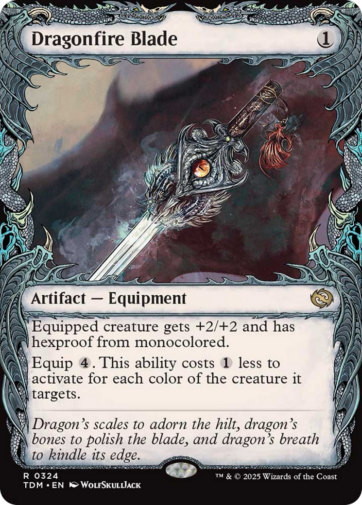 Dragonfire Blade (Showcase) [Tarkir: Dragonstorm] | Gaming Infinity