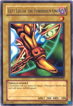 Left Leg of the Forbidden One [RP01-EN018] Rare | Gaming Infinity