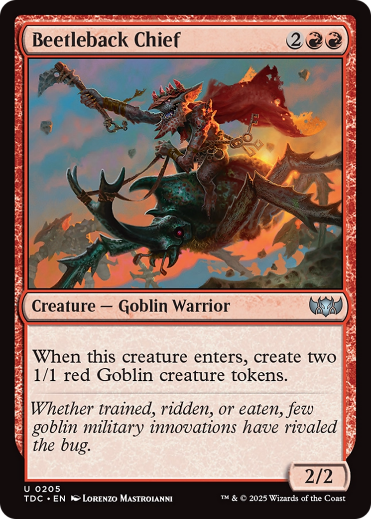 Beetleback Chief [Tarkir: Dragonstorm Commander] | Gaming Infinity