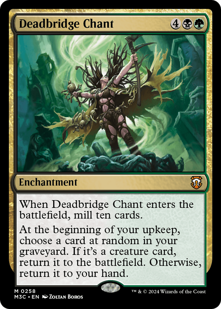 Deadbridge Chant (Ripple Foil) [Modern Horizons 3 Commander] | Gaming Infinity