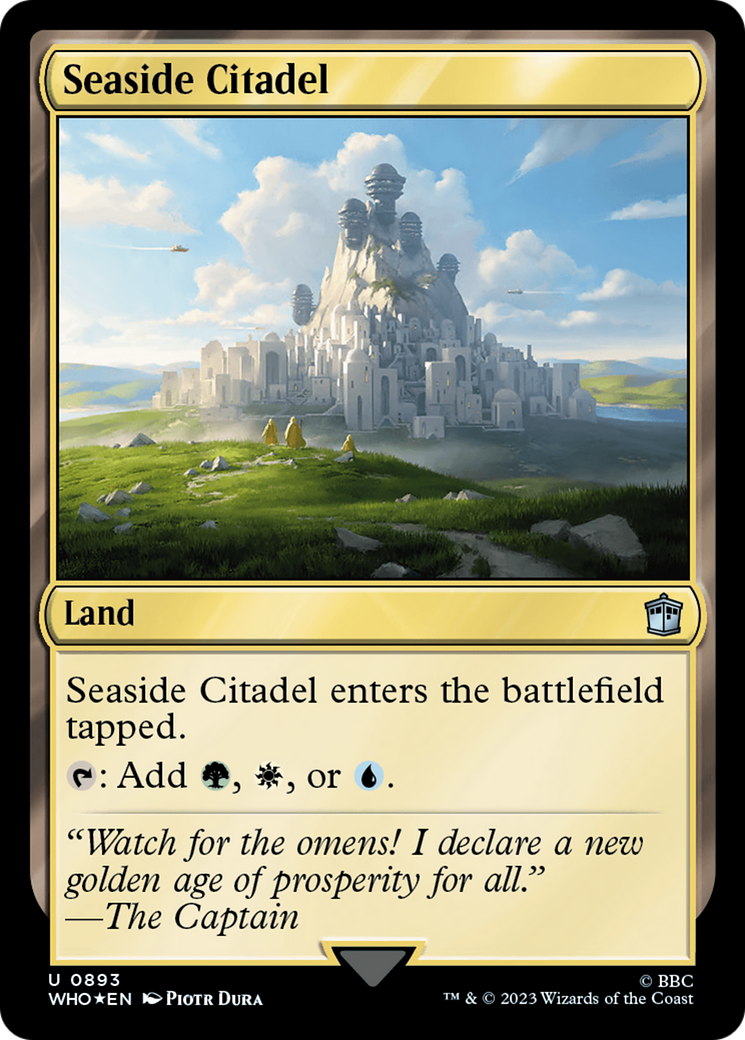 Seaside Citadel (Surge Foil) [Doctor Who] | Gaming Infinity