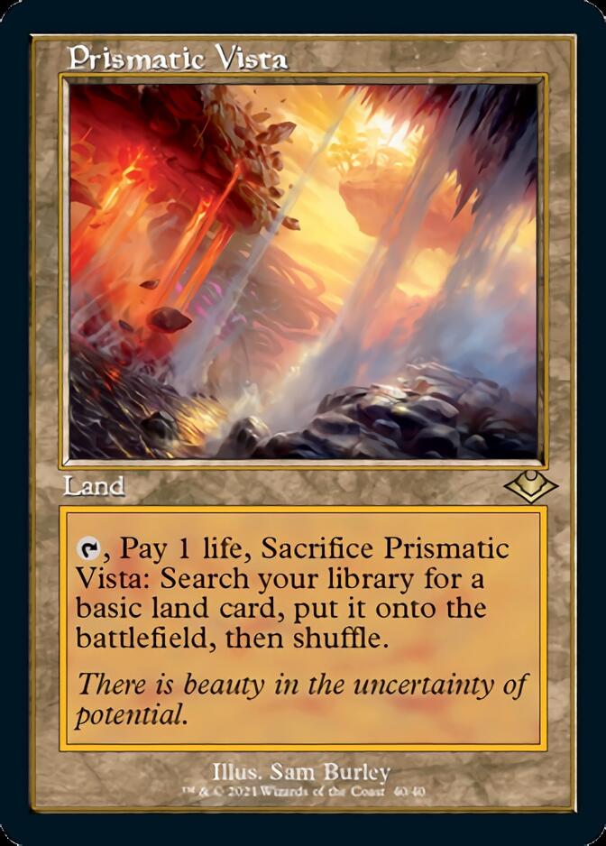 Prismatic Vista (Retro Foil Etched) [Modern Horizons] | Gaming Infinity