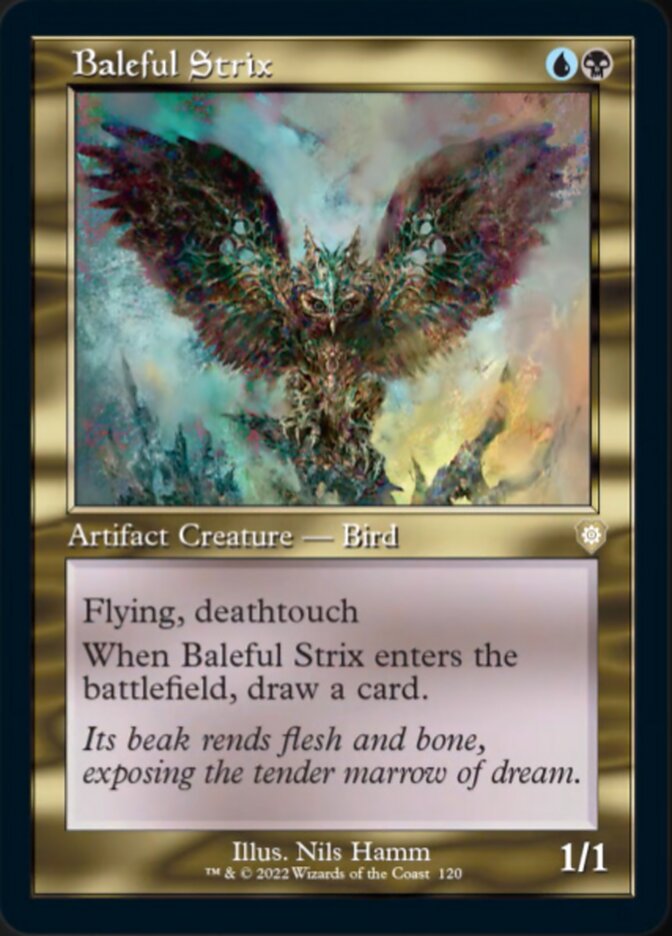 Baleful Strix (Retro) [The Brothers' War Commander] | Gaming Infinity