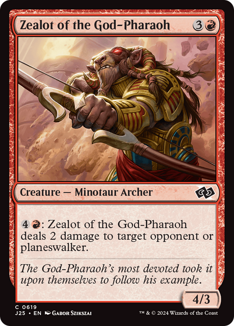 Zealot of the God-Pharaoh [Foundations Jumpstart] | Gaming Infinity