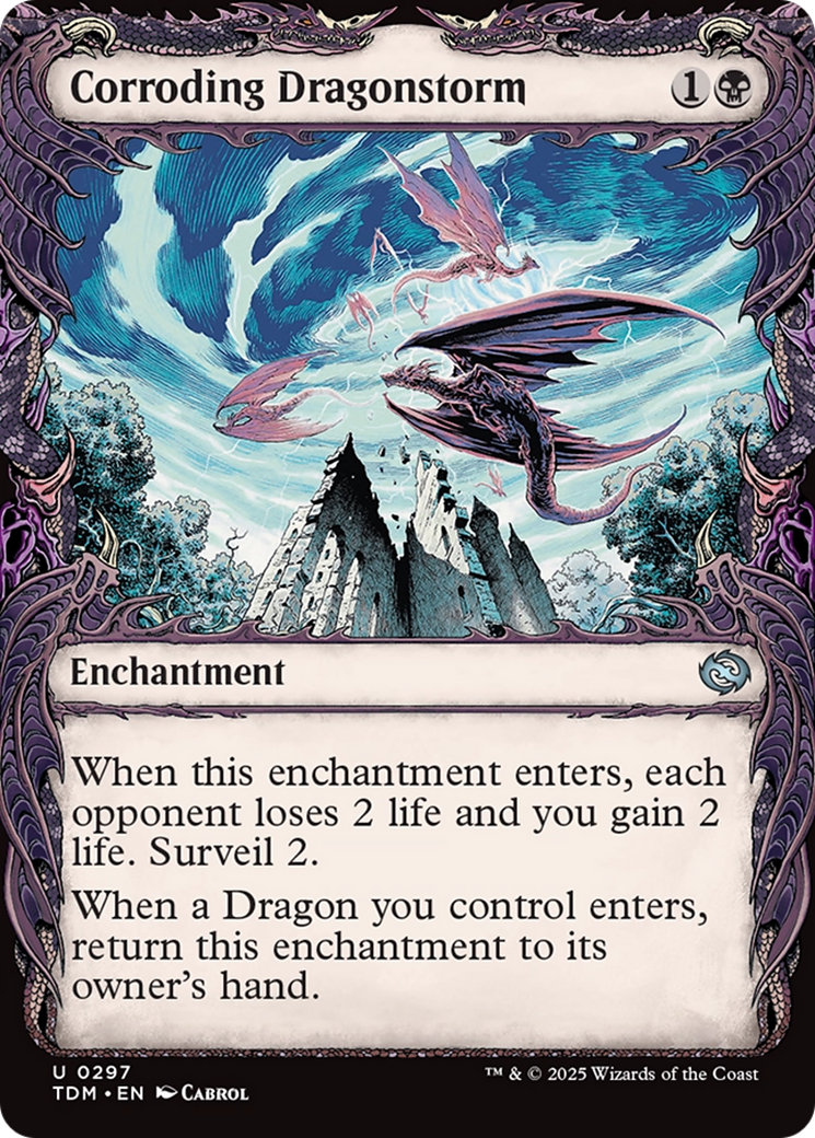 Corroding Dragonstorm (Showcase) [Tarkir: Dragonstorm] | Gaming Infinity