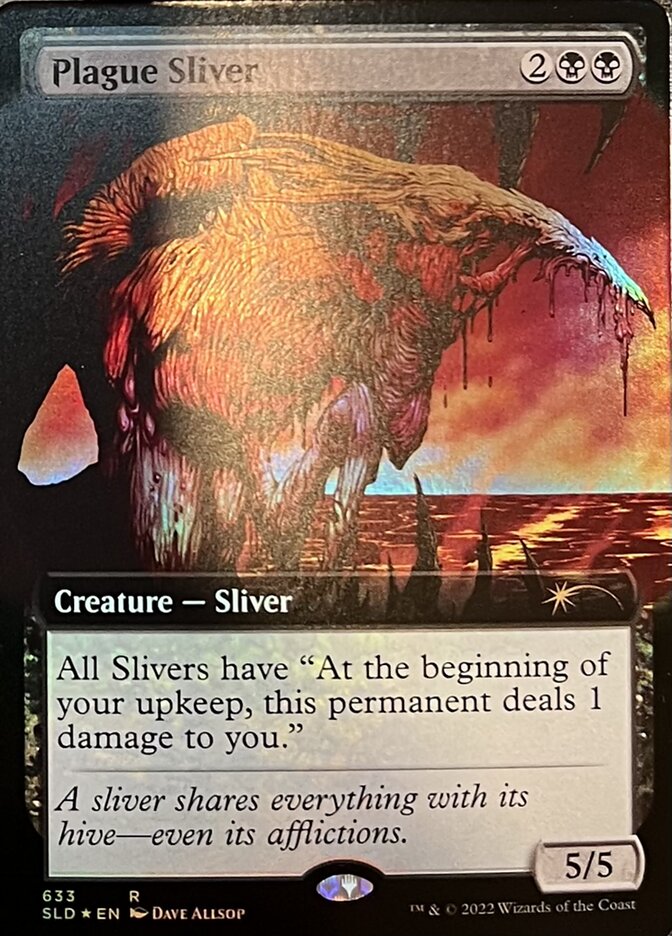 Plague Sliver (Extended Art) [Secret Lair Drop Promos] | Gaming Infinity