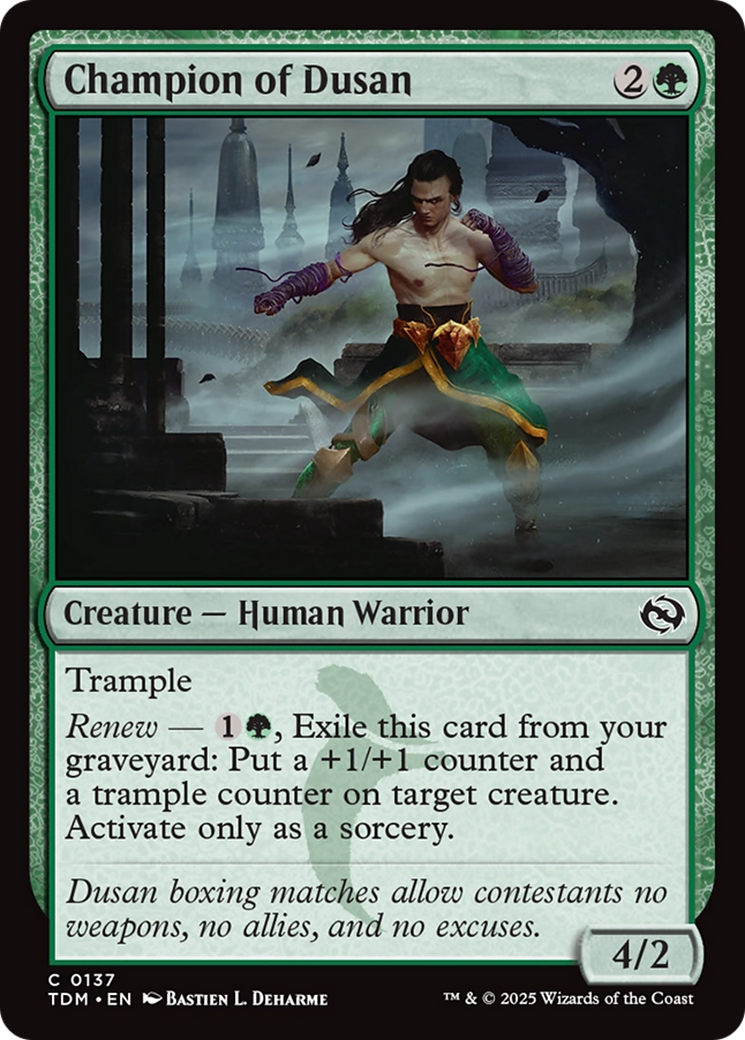 Champion of Dusan [Tarkir: Dragonstorm] | Gaming Infinity