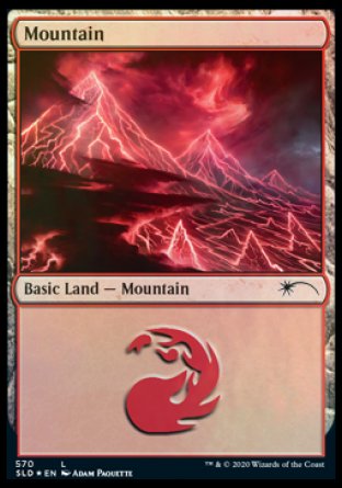 Mountain (Lightning) (570) [Secret Lair Drop Promos] | Gaming Infinity