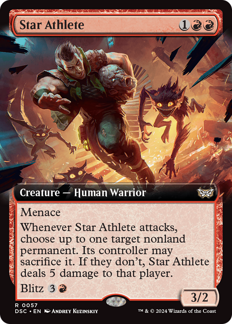 Star Athlete (Extended Art) [Duskmourn: House of Horror Commander] | Gaming Infinity