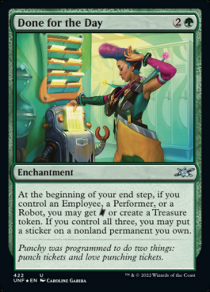 Done for the Day (Galaxy Foil) [Unfinity] | Gaming Infinity