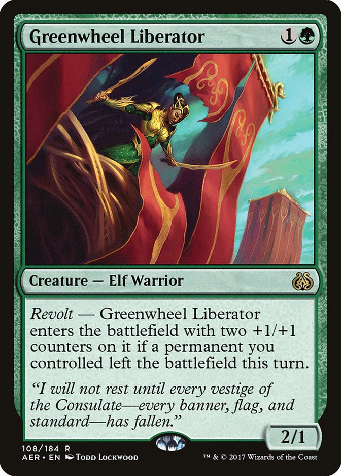 Greenwheel Liberator [Aether Revolt] | Gaming Infinity