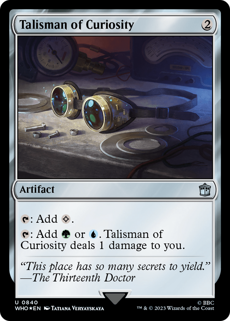 Talisman of Curiosity (Surge Foil) [Doctor Who] | Gaming Infinity