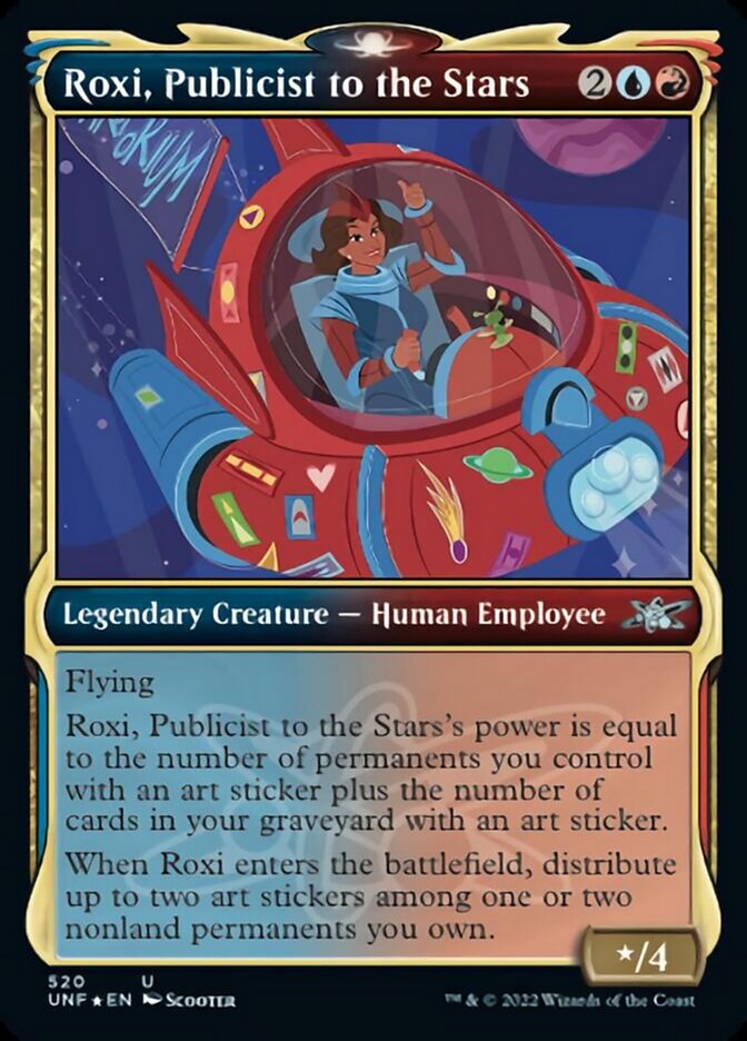 Roxi, Publicist to the Stars (Showcase) (Galaxy Foil) [Unfinity] | Gaming Infinity