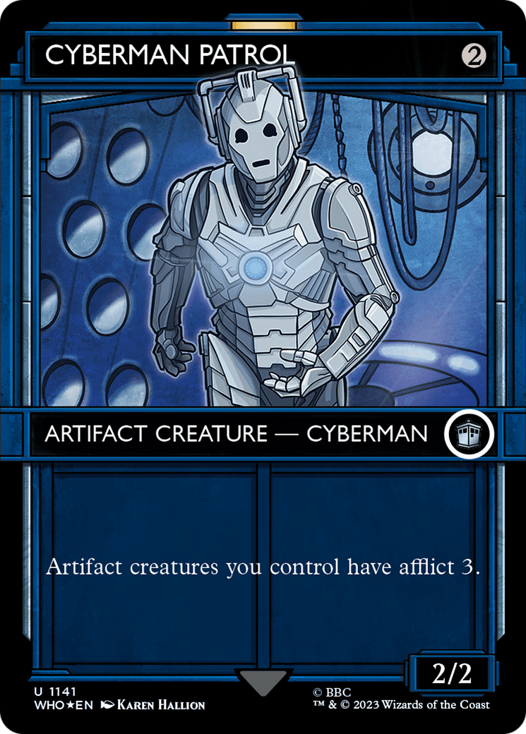 Cyberman Patrol (Showcase) (Surge Foil) [Doctor Who] | Gaming Infinity