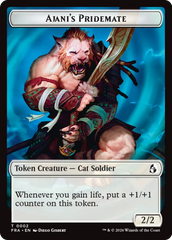Ajani's Pridemate // Mowu Double-Sided Token [Reality Fracture Tokens] | Gaming Infinity