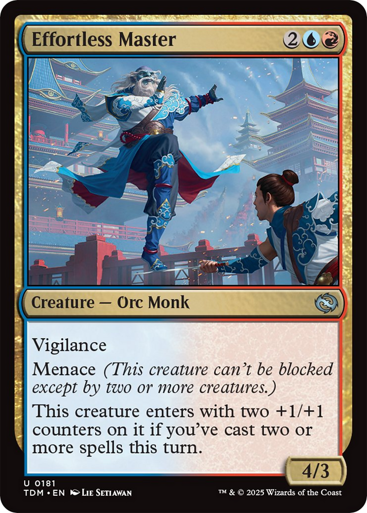 Effortless Master [Tarkir: Dragonstorm] | Gaming Infinity