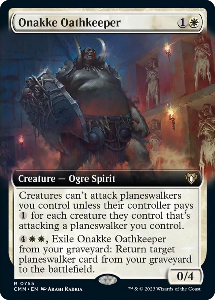 Onakke Oathkeeper (Extended Art) [Commander Masters] | Gaming Infinity