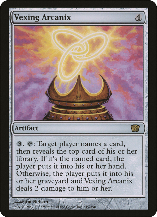Vexing Arcanix (Oversized) [Eighth Edition Box Topper] | Gaming Infinity