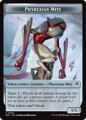 Citizen // Phyrexian Mite Double-Sided Token [Reality Fracture Commander Tokens] | Gaming Infinity